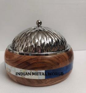 Casserole chauffante en acier inoxydable nacre de qualité supérieure au design moderne pour le service d'aliments chauds pour la cuisine - Product Image 4