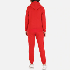 Conjunto Deportivo de Mujer, Ecológico, Estampado, de Manga Larga, Sudadera y Pantalones Deportivos, Cómodo, Transpirable, Color Sólido, OEM Disponible, Invierno - Product Image 3