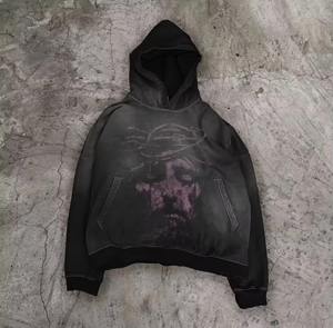 Sudadera con Capucha Extra Grande Lavada al Ácido Personalizada 2024, Fabricante de Sudaderas con Capucha 100% Algodón, Sudadera con Capucha Vintage Lavada de Alta Calidad, Sudaderas para Hombre - Product Image 6