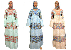Modern Designed Moroccan Style Cotton Printed Maxi <b>Kaftan</b> Customized XXL <b>Size</b> Night Gown for Women <b>Plus</b> <b>Size</b> Features Dress - Product Image 5