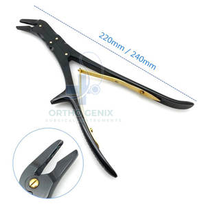 Instrumentos médicos, pinzas para morder huesos, Manual de acero satinado de alta calidad para cirugía, procedimientos óseos, uso quirúrgico ortopédico - Product Image 4