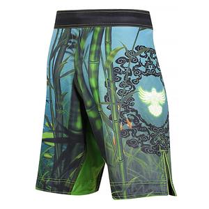 Shorts MMA personnalisés OEM/ODM imprimés en couleur sur toute la surface, séchage rapide, durables, légers, taille élastique avec cordon de serrage, commandes en gros - Product Image 5