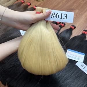 Couleur en vrac cheveux Extension de cheveux humains naturels droits couleurs complètes avec 39 couleurs en stock et prêt à expédier de haute qualité - Product Image 6