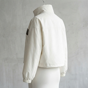 Veste coupe-vent légère pour homme à col montant, fermeture éclair intégrale, décontractée, pour sports de plein air, avec poignets élastiques - Product Image 3