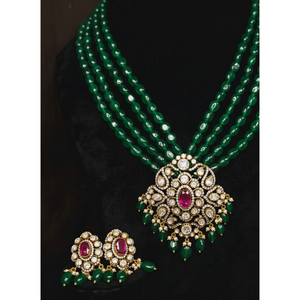 Blue Stone Pendant Set with Studs Fine Jewelry Sets - Product Image 4