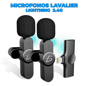 2-in-1 Portable <b>Wireless</b> Lavalier <b>Microphone</b> for iPhone & iPad for Live Streaming Equipment - Product Image 2