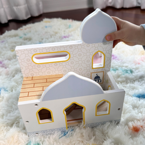 Juguete de juego de rol para niños musulmanes, juego de aprendizaje de mezquita Masjid Playhouse - Product Image 2