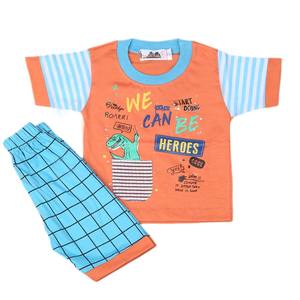 Traje de Manga Corta para Niño 4548 - Color Durazno - Product Image 4