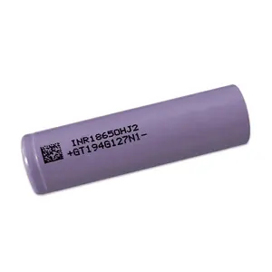 Baterai asli 18650 HJ2 3000mAh dengan strip baterai solder untuk obeng 30A sel ion Lithium arus tinggi