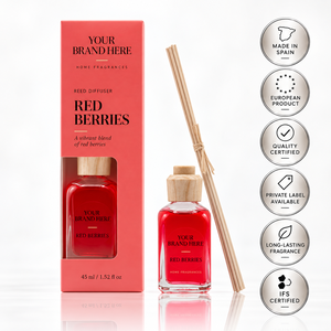 Difusor de Aromas con Aroma a Bayas Rojas de Marca Propia, 45 ml |   Fragancia para el Hogar Afrutada y Dulce |   Fabricante OEM España - Product Image 1