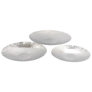 Plato de acero inoxidable de alta tendencia, pulido brillante, ecológico, apto para lavavajillas, grado alimenticio, fácil de limpiar, comedor para servir en el hogar - Product Image 1