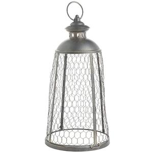 Wrought Iron <b>Pillar</b> <b>Candle</b> Lantern - Product Image 3