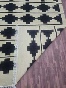 Whispering Threads Dari Soft High Quality Cotton Pile Hand-Knotted Afghan Artistry Area Rugs Perfect Blend Tradition Modernity - Product Image 2