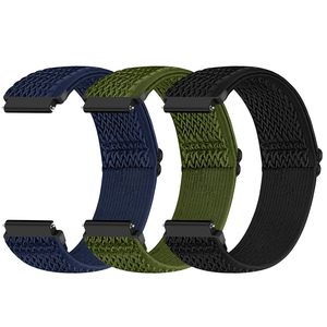 Bracelet de <span class=keywords><strong>montre</strong></span> en nylon respirant réglable 18-22 mm, bande à libération rapide, bracelet élastique tissé <span class=keywords><strong>pour</strong></span> <span class=keywords><strong>montre</strong></span> connectée Huawei GT3 - Product Image 1