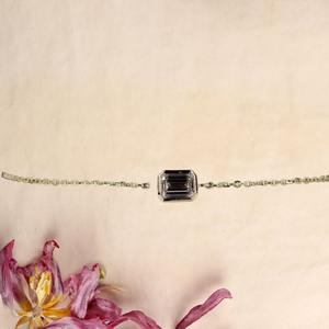 สร้อยข้อมือเพชรสำหรับปลูกในแล็บ0.57 CT สีเหลืองทองมรกตตัด VVS ความชัดเจนเครื่องประดับโซ่ขนาด7นิ้วแบบเรียบง่าย - Product Image 1