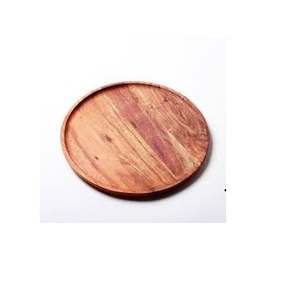 Plateau de service en bois d'acacia massif Frost Plaque de présentation jetable écologique durable pour les mariages pour les fruits alimentaires - Product Image 2
