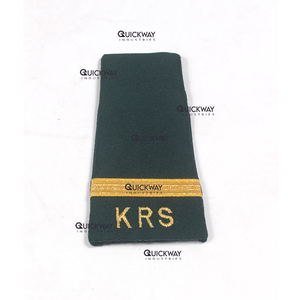 Charretera de barra de oro OEM para tableros de hombro al por mayor charreteras de hombro de estilo uniforme ceremonial personalizadas 1/2/3/4 barras de oro - Product Image 5