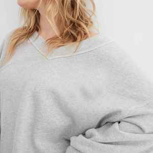 Sudadera personalizada con cuello levantado para mujer, sudadera informal de lana de algodón suave con estampado de lentejuelas para invierno y otoño - Product Image 1