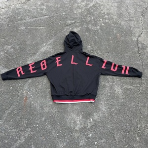 Sudadera con Capucha Estampada de Felpa Francesa de 320 GSM Personalizada de Sportish Impex para Hombre |   Sudadera Corta Cuadrada con Triple Capucha Estilo Urbano - Product Image 2