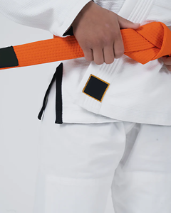 ชุดคาราเต้สำหรับผู้ชาย ผ้าฝ้าย 100% น้ำหนัก 320 กรัม พิมพ์ลายดิจิทัล แห้งเร็ว โลโก้ด้านหน้า ตัดเย็บไร้รอยต่อ ทรงปกติ - Product Image 4