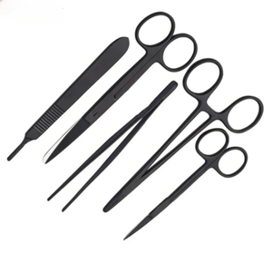 Kit de pratique de coussinets de peau en silicone avec 3 couches, 14 plaies, ensemble d'outils de filetage de 10 m, produit en acier pour kits de suture de premiers soins chirurgicaux - Product Image 6