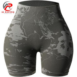 Logotipo personalizado para mujer Scrunch Butt Athletic Jogger Suit transpirable Oxford Fabric Biker Shorts Streetwear Yoga Gym Outfits - Product Image 2