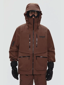 เสื้อแจ็คเก็ตกันลมคุณภาพสูงสำหรับฤดูหนาวแบบ unisex กันน้ำ เหมาะสำหรับกิจกรรมกลางแจ้ง เดินป่า ตกปลา ปิดด้วยซิป ทรงยาว สำหรับผู้ชาย - Product Image 3