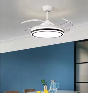 <span class=keywords><strong>Ventilador</strong></span> de Techo LED Moderno de 42 Pulgadas <span class=keywords><strong>con</strong></span> Luz Retráctil y Control Remoto, Motor DC Regulable, Cuerpo de Lámpara de ABS para Sala de Estar - Product Image 5