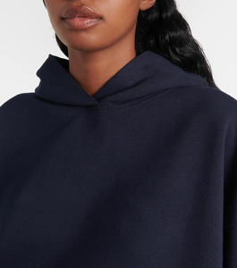 เสื้อฮู้ดสวมหัวสำหรับผู้หญิงเสื้อฮู้ดผ้านุ่มอบอุ่นมีสไตล์ไหล่ตก - Product Image 3