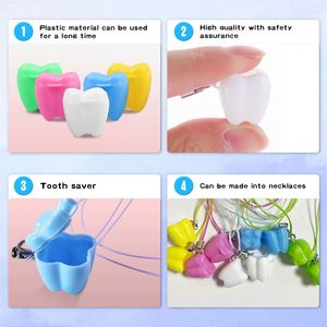 Caja retenedora para dentaduras postizas, caja de plástico para dientes de bebé de Material PP de grado médico personalizado - Product Image 2