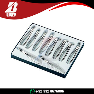 Juego de Instrumentos Bexpo, 10 Pinzas de Extracción Dental de Acero Inoxidable con Patrón Inglés, Instrumentos Quirúrgicos Manuales con Certificación CE - Product Image 2