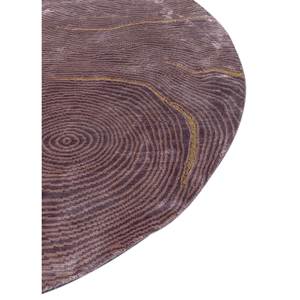 Alfombra de Bambú y Seda Azalea Anudada a Mano Aibz-1003, Diseño Rectangular Abstracto en Rosa y Morado, para el Hogar, Pasillo, Habitación, 10 mm - Product Image 4