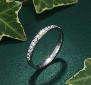 Bague de Fiançailles et de Mariage Classique Aniva Jewels RN2606 en Or Blanc 14K avec Diamant de Laboratoire Taille Brillant, Certifiée IGI, Style Ethnique - Product Image 5