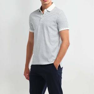 Polo de hombre de alta calidad, diseño de logotipo personalizado, gran oferta, Manga corta informal con patrón sólido - Product Image 4