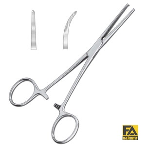 Kocher haemostatic คีม (1x2ฟัน) ตรง - Product Image 2