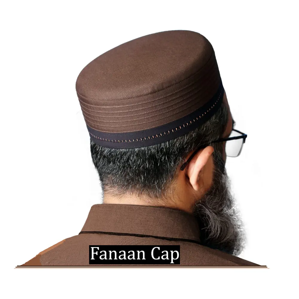 Migliori prezzi Designer Naat Khwan moda maschile islamico moschee preghiera cappellino Nimaz Fanaan tessuto cappelli di paglia