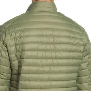 Chaqueta acolchada de poliéster impermeable con logotipo personalizado para hombre, temporada de invierno, cuello levantado, uso al aire libre, venta al por mayor - Product Image 6