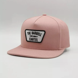 Tùy Chỉnh Dệt Vá Biểu Tượng Bông Snapback Hat 5 Bảng Điều Chỉnh Cấu Trúc Goras Snapback Cap Tùy Chỉnh K Khung Mũ Bóng Chày Hat Made In Việt Nam - Product Image 1