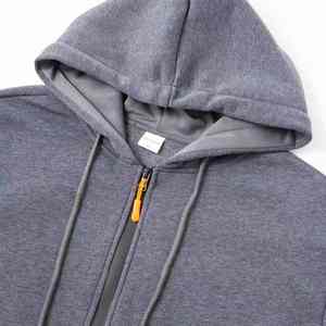 Unisex Full <b>Zip</b> <b>Hoodie</b> Jacket Hooded 100% Cotton Plain <b>Pocket</b> Sports Outdoor Daily Designer Basic Casual Autumn Winter - Product Image 1