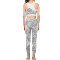 Ensembles de yoga pour femmes en spandex/polyester de haute qualité, logo personnalisé, respirants, séchage rapide, taille personnalisée pour le fitness