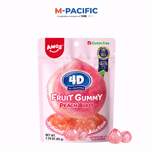 Exportación AMOSS China Producto original Oficina Tratar 65g Amos 4D Fruit Gummy Grape Burst - Product Image 4