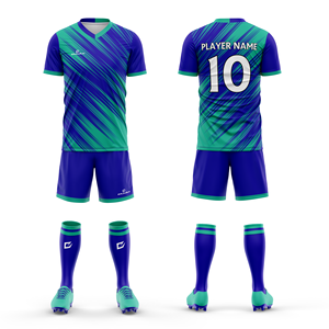 Vêtements de sport d'entraînement de football personnalisables et durables, imprimés, kit de shorts en jersey sublimé grande taille, uniformes de football - Product Image 3