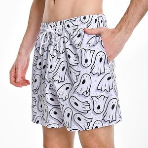 Custom OEM Service High Street Style <b>Men's</b> Gym <b>Shorts</b> Elastic Waist <b>5</b> <b>Inch</b> <b>Inseam</b> Double Layer 100% Polyester Sublimation Mesh - Product Image 6