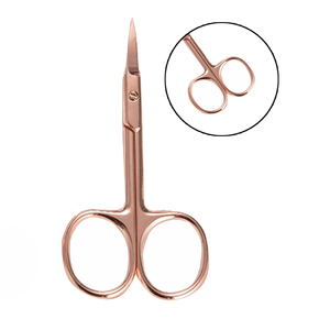 Ciseaux personnalisés en acier inoxydable rose doré 2026, ciseaux de beauté pour les ongles, ciseaux de maquillage, coupe-ongles, outils de manucure de salon - Product Image 5