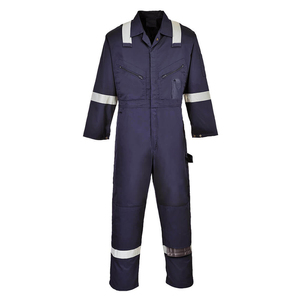 Unisex Hi-Vis Cotton Overall Waterproof Insulated Safety Coverall <b>Fire</b> Retardant Electrician Coverall Set Customizable Logo - Product Image 4