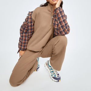 เสื้อฮู้ดแขนยาวผ้าฟลีซพิมพ์ลายสำหรับผู้หญิงฤดูหนาว  มีกระเป๋าหน้า  สีสันปรับแต่งได้ และป้องกันการเกิดขุย - Product Image 3