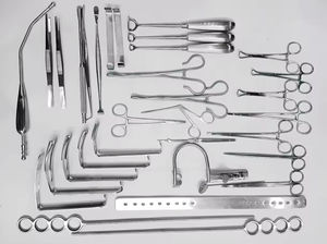 Kit de instrumentos otorrinolaringológicos profesionales para amigdalectomía Adenoidectomía Fuente de alimentación manual Instrumentos quirúrgicos Caja Base Quirúrgica - Product Image 2
