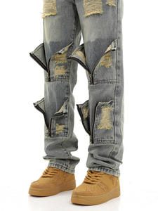 2025 personnalisé de haute qualité ample Baggy Denim jean Baggy Street nouveau Style respirant jean pour hommes - Product Image 6