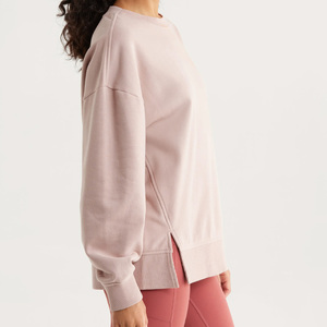 Sudadera de mujer con logotipo personalizado y bordado estampado, Jersey cómodo diseñado para uso diario informal a la moda y al aire libre - Product Image 4
