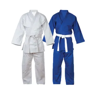 Grosir Logo kustom seragam BJJ Kimono kualitas terbaik Judo seragam untuk latihan pakaian olahraga seragam dewasa seni bela diri